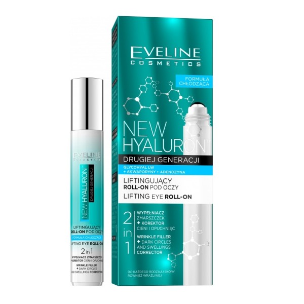 Roll-On Contorno Olhos New Hyaluron Eveline 15ml